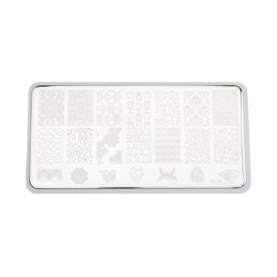 Пластина для стемпинга E.co Nails BC-08 Пластина для стемпинга E.co Nails BC-08