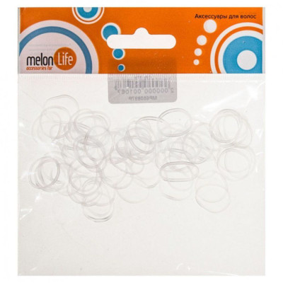 Резинки mini силиконовые прозрачные Melon Pro в пакете MP650897Р Резинки mini силиконовые прозрачные Melon Pro в пакете MP650897Р