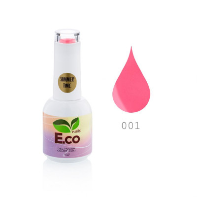 Гель-лак E.Co Nails для ногтей коллекция Summer time №01, 10мл Гель-лак E.Co Nails для ногтей коллекция Summer time №01, 10мл