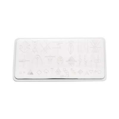 Пластина для стемпинга E.co Nails QS+13 Пластина для стемпинга E.co Nails QS+13