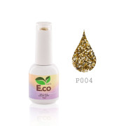 Гель-лак для ногтей с блестками E.co Nails Platinum P004 10мл