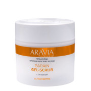 Гель-скраб против вросших волос ARAVIA Professional Papain Gel-Scrub 300мл