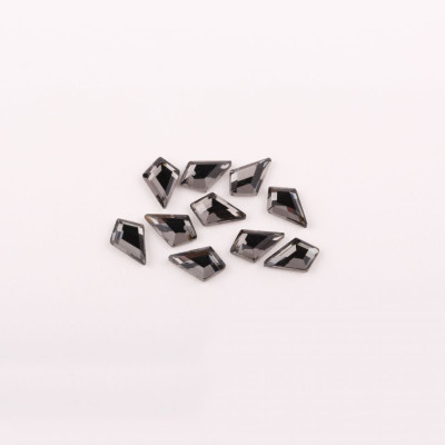 №04 Стразы E.Co Nails графитовыйе ромб (10 шт.) №04 Стразы E.Co Nails графитовыйе ромб (10 шт.)