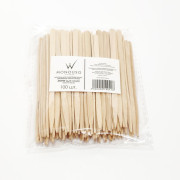 Шпатели деревянный одноразовые Мини Italwax 100 штук в упаковке