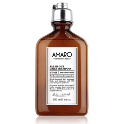 Шампунь для волос для ежедневного применения растительный AMARO All in one daily shampoo 250мл Шампунь для волос для ежедневного применения растительный AMARO All in one daily shampoo 250мл