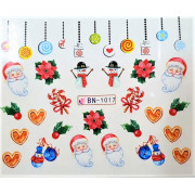 Наклейки для ногтей Новогоднее чудо BN1017