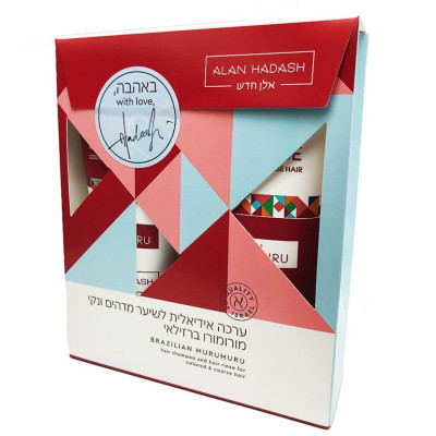 Набор косметики для волос (шампунь и кондиционер) Alan Hadash Brazilian Murumuru Набор косметики для волос (шампунь и кондиционер) Alan Hadash Brazilian Murumuru
