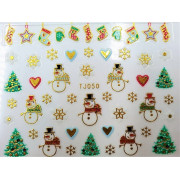 Наклейки для ногтей Новогоднее чудо TJ050