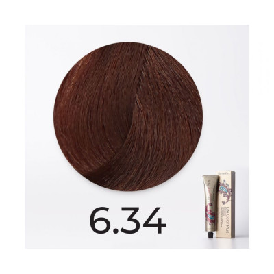 Краска для волос FarmaVita Life Color Plus 6.34 темный блондин золотисто-медный, 100мл Краска для волос FarmaVita Life Color Plus 6.34 темный блондин золотисто-медный, 100мл