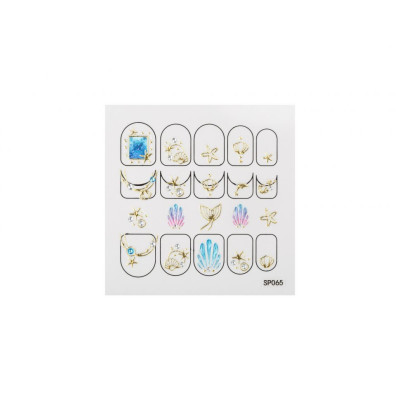 Наклейки для ногтей E.co Nails SP065 Наклейки для ногтей E.co Nails SP065