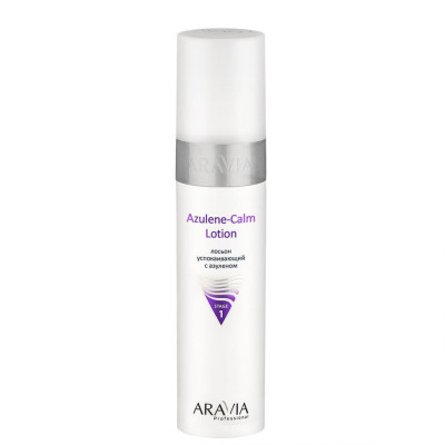 Лосьон ARAVIA Professional для лица успокаивающий с азуленом Azulene-Calm Lotion, 250 мл Лосьон ARAVIA Professional для лица успокаивающий с азуленом Azulene-Calm Lotion, 250 мл