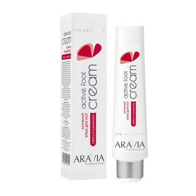 Крем ARAVIA Professional активный для ног с камфарой и перцем Activa Foot Cream 100мл Крем ARAVIA Professional активный для ног с камфарой и перцем Activa Foot Cream 100мл