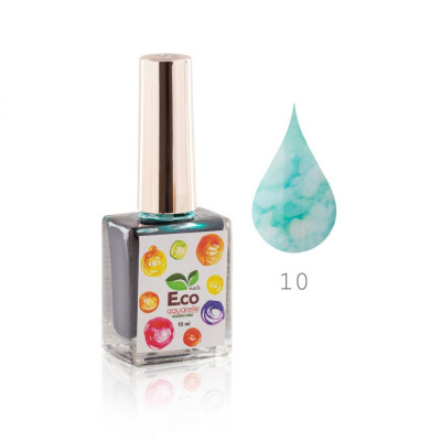 Акварель для дизайна ногтей E.co Nails Water Color №10 10 мл Акварель для дизайна ногтей E.co Nails Water Color №10 10 мл