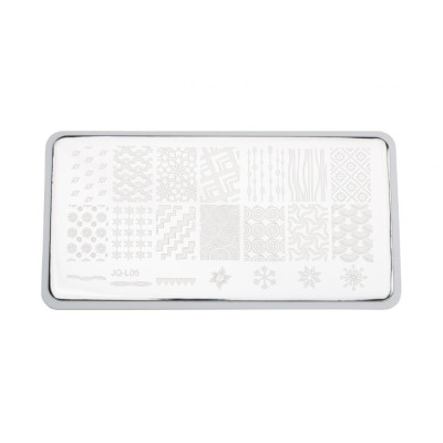 Пластина для стемпинга E.co Nails JQ-L05 Пластина для стемпинга E.co Nails JQ-L05