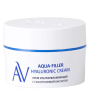 Крем ультраувлажняющий с гиалуроновой кислотой Aqua-Filler Hyaluronic ARAVIA Laboratories, 50 мл