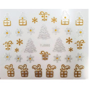 Наклейки для ногтей Новогоднее чудо YJ060