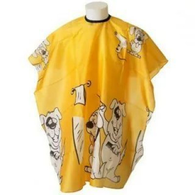 Пеньюар на кнопках детский Собачки желтый водот-щий (95×130см) MelonPro MP1250 Пеньюар на кнопках детский Собачки желтый водот-щий (95×130см) MelonPro MP1250