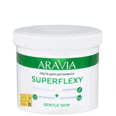 Сахарная паста ARAVIA Professional для шугаринга SUPERFLEXY Gentle Skin, 750 г Сахарная паста ARAVIA Professional для шугаринга SUPERFLEXY Gentle Skin, 750 г