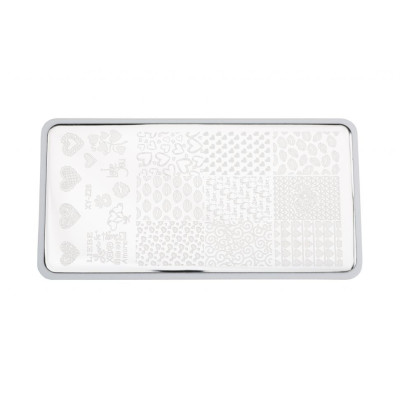 Пластина для стемпинга E.co Nails XY-Z28 Пластина для стемпинга E.co Nails XY-Z28