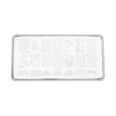 Пластина для стемпинга E.co Nails JQ-L04 Пластина для стемпинга E.co Nails JQ-L04