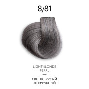 Ollin Color Platinum Collection 8/81 светло-русый жемчужный Перманентная крем-краска для волос100 мл