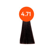 OLLIN "N-JOY" 4/71 – шатен коричнево-пепельный, перманентная крем-краска для волос 100мл