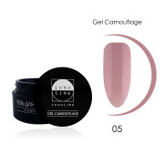 Гель для наращивания LunaLine камуфлирующий №05 - рубелит