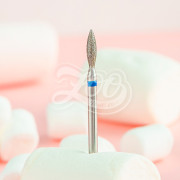 Фреза алмазная пламя синяя 2,55* 9,1 мм арт. 1314