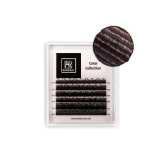 Ресницы Barbara омбре Горький шоколад мини микс, D 0,10 7-12mm