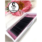 Ресницы Beautyfly (отдельные длины), C 0,85 8mm