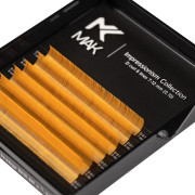 Ресницы MAK Neon Оранжевые мини микс, D 0,10 7-12mm