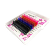 Ресницы Beautyfly цветные 8 линий (отдельные длины), CC 0,10 12mm