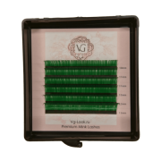 Ресницы Verdi Зеленый mix, D 0,07