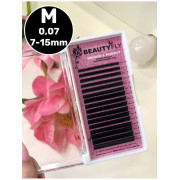 Ресницы Beautyfly (отдельные длины), M 0,07 15mm