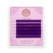 Ресницы Enigma Purple мини микс, L 0,07 8-13mm