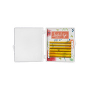 Ресницы Lash&Go мини микс Желтый, D 0,07 8-13mm