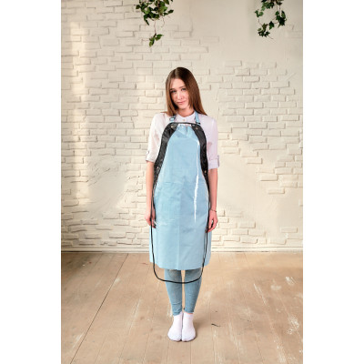 Фартук ТиСи с защитной накидкой голубой Фартук ТиСи с защитной накидкой голубой