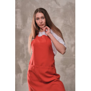 Фартук габардин красный