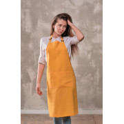 Фартук габардин желтый
