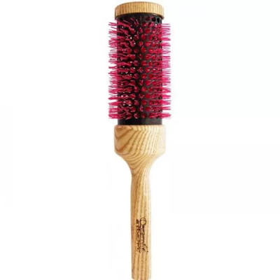 Щетка Tek с квадратной деревянной ручкой для волос Ceramik Antibacteric Oxy, круглая Щетка Tek с квадратной деревянной ручкой для волос Ceramik Antibacteric Oxy, круглая