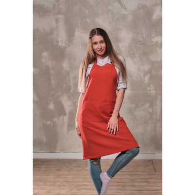 Фартук габардин красный Фартук габардин красный