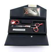 Филировочные парикмахерские ножницы TQ6550S TAYO DUET (35 зубцов) 5,5",кораловые