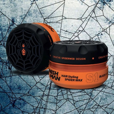 Воск-паутинка для укладки волос NISHMAN S1 BLACK WIDOW 100 мл Воск-паутинка для укладки волос NISHMAN S1 BLACK WIDOW 100 мл