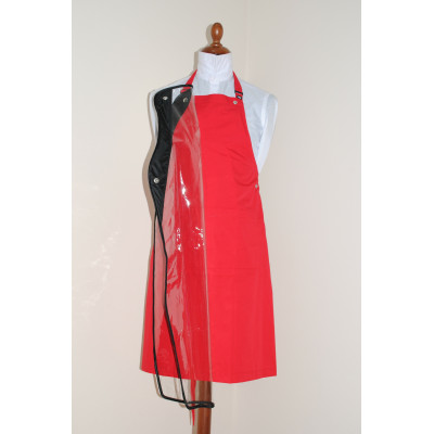 Фартук ТиСи с защитной накидкой красный Фартук ТиСи с защитной накидкой красный