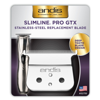 Ножевой блок широкий Andis Slimline Pro GTX 32735 стандартный для триммера Slimline Pro GTX D-8, D-7 Ножевой блок широкий Andis Slimline Pro GTX 32735 стандартный для триммера Slimline Pro GTX D-8, D-7