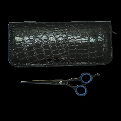 Ножницы парикмахерские черные прямые 6 дюймов AQK6-60B Ножницы парикмахерские черные прямые 6 дюймов AQK6-60B