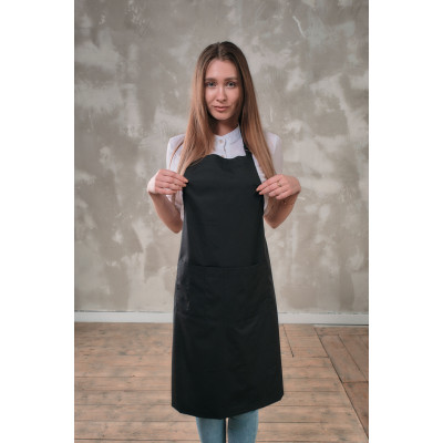 Фартук мастера и парикмахера Медея черный Фартук мастера и парикмахера Медея черный