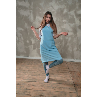 Фартук габардин голубой Фартук габардин голубой