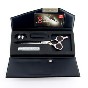 Филировочные парикмахерские ножницы TS-24055R TAYO DUET (40зубцов) 5,5" , с розой