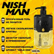 Гель для бритья NISHMAN 08 GOLD ONE 1000 мл